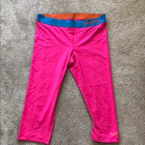 Nike leggings (hot pink)